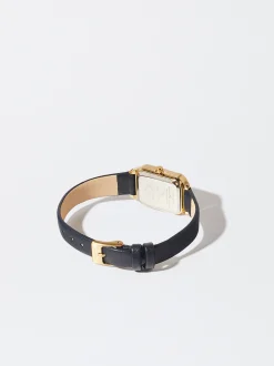 PARFOIS Reloj Con Caja Cuadrada Negro Clearance
