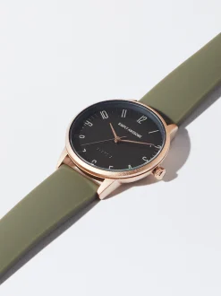 PARFOIS Reloj Correa De Silicona Caqui Hot