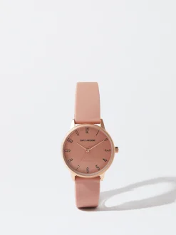 PARFOIS Reloj Correa De Silicona Rosa Cheap