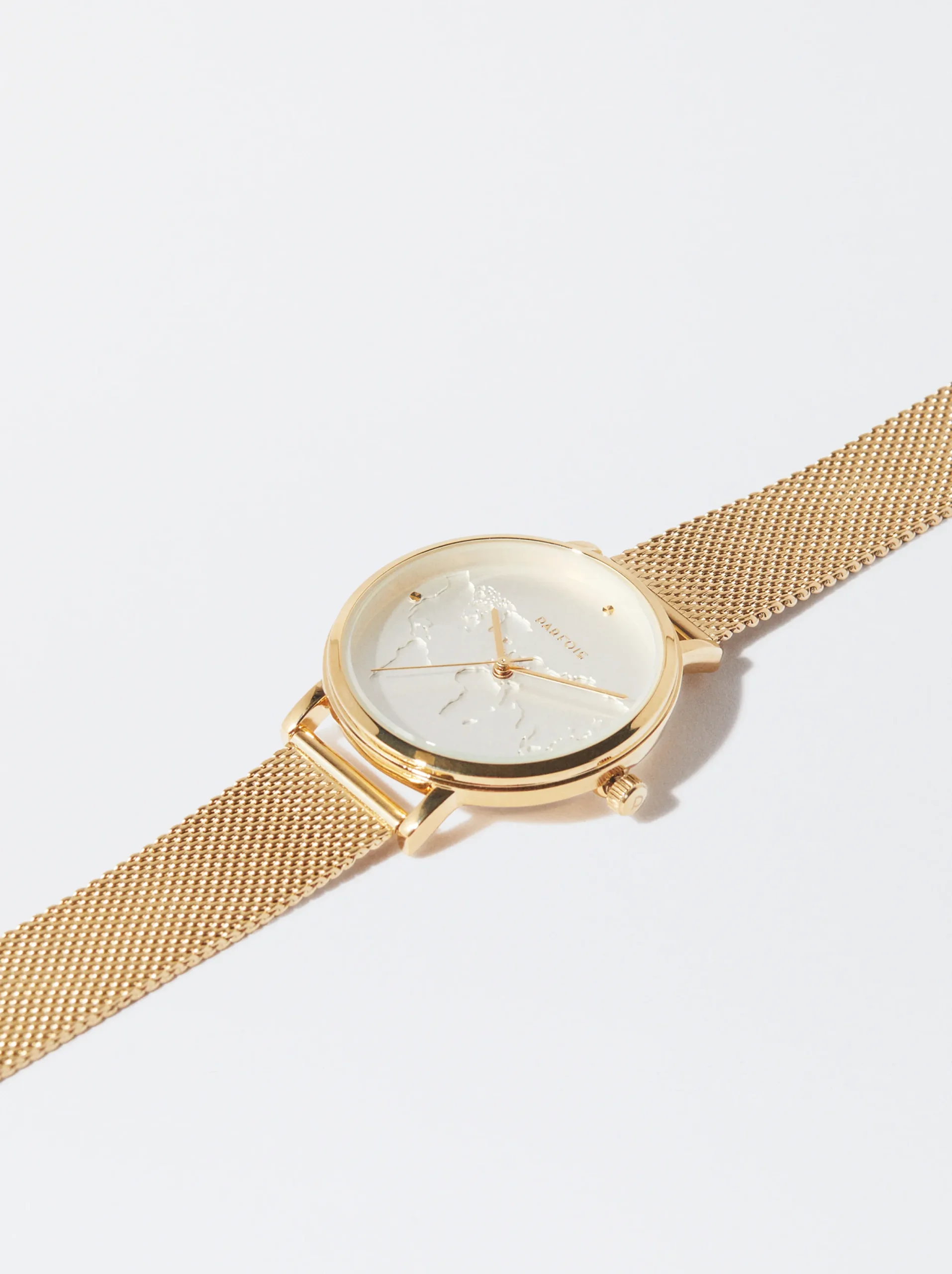 PARFOIS Reloj De Pulsera De Acero Dorado Hot