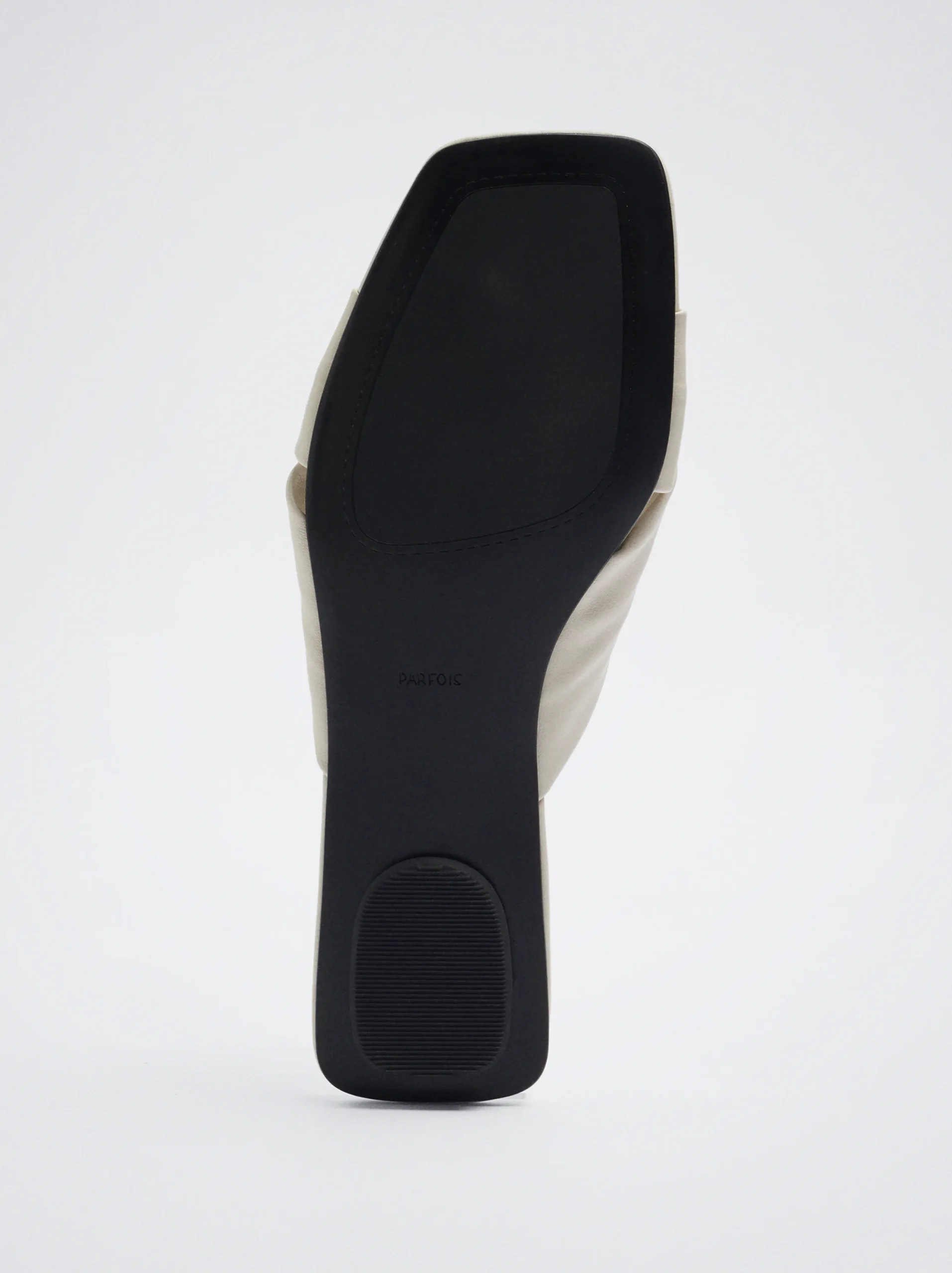 PARFOIS Sandalia Plana Con Nudo Blanco Cheap