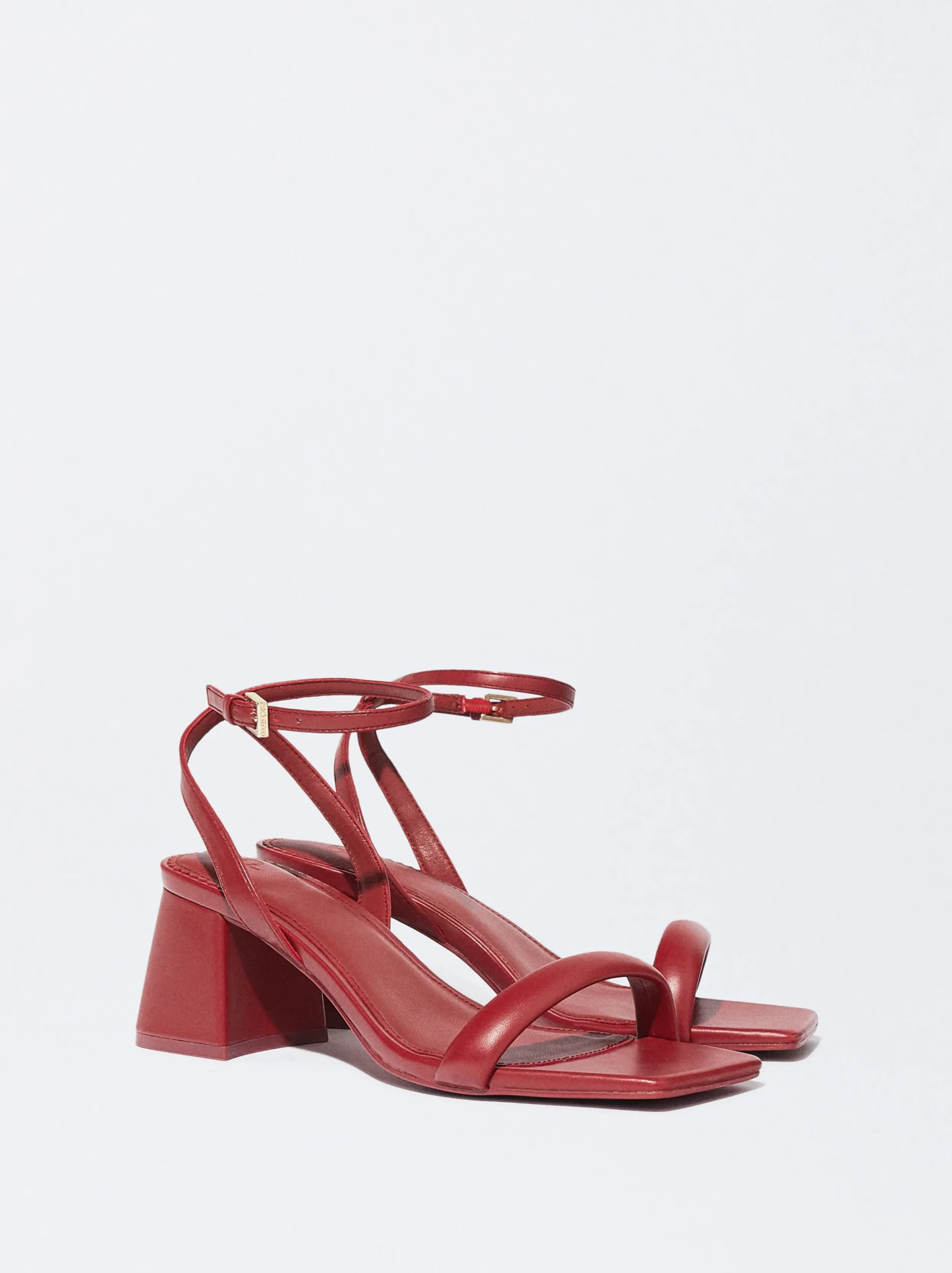 PARFOIS Sandalia Tacón Pulsera Rojo Online
