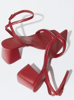 PARFOIS Sandalia Tacón Pulsera Rojo Online