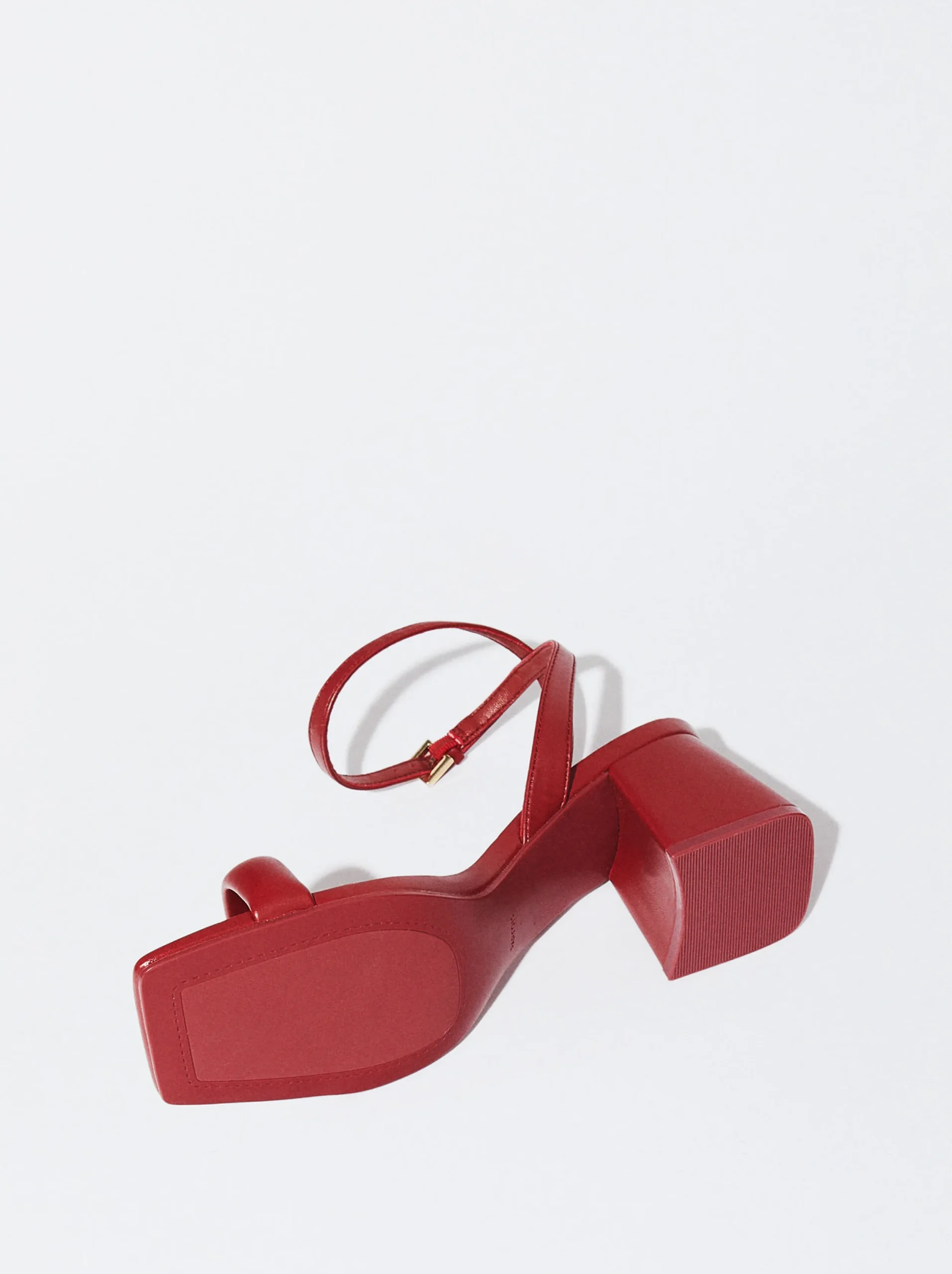 PARFOIS Sandalia Tacón Pulsera Rojo Online