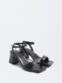 PARFOIS Sandalia Tac&oacute;n Pulsera Negro Best Sale