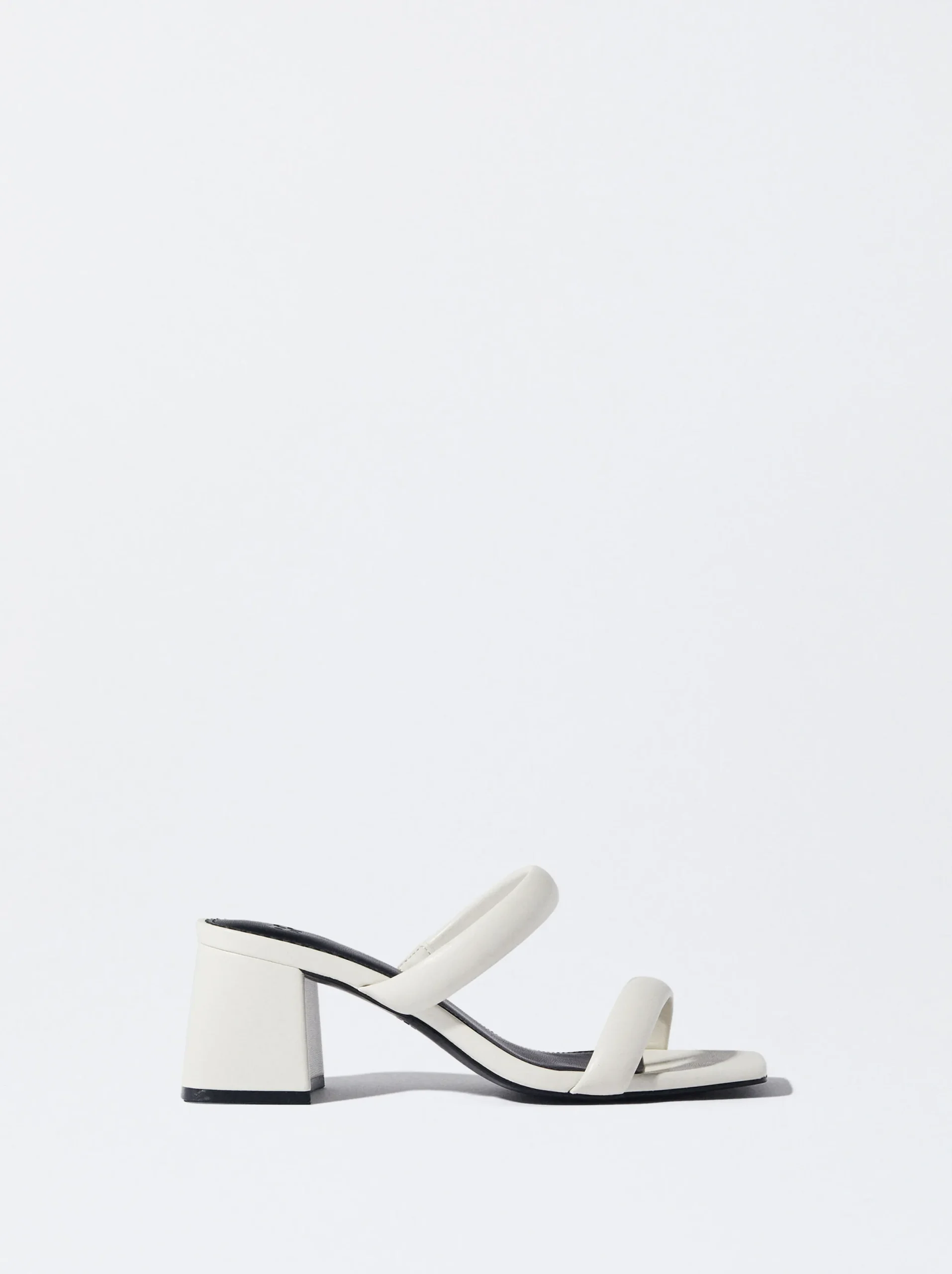 PARFOIS Sandalia Tacón Tiras Blanco Shop