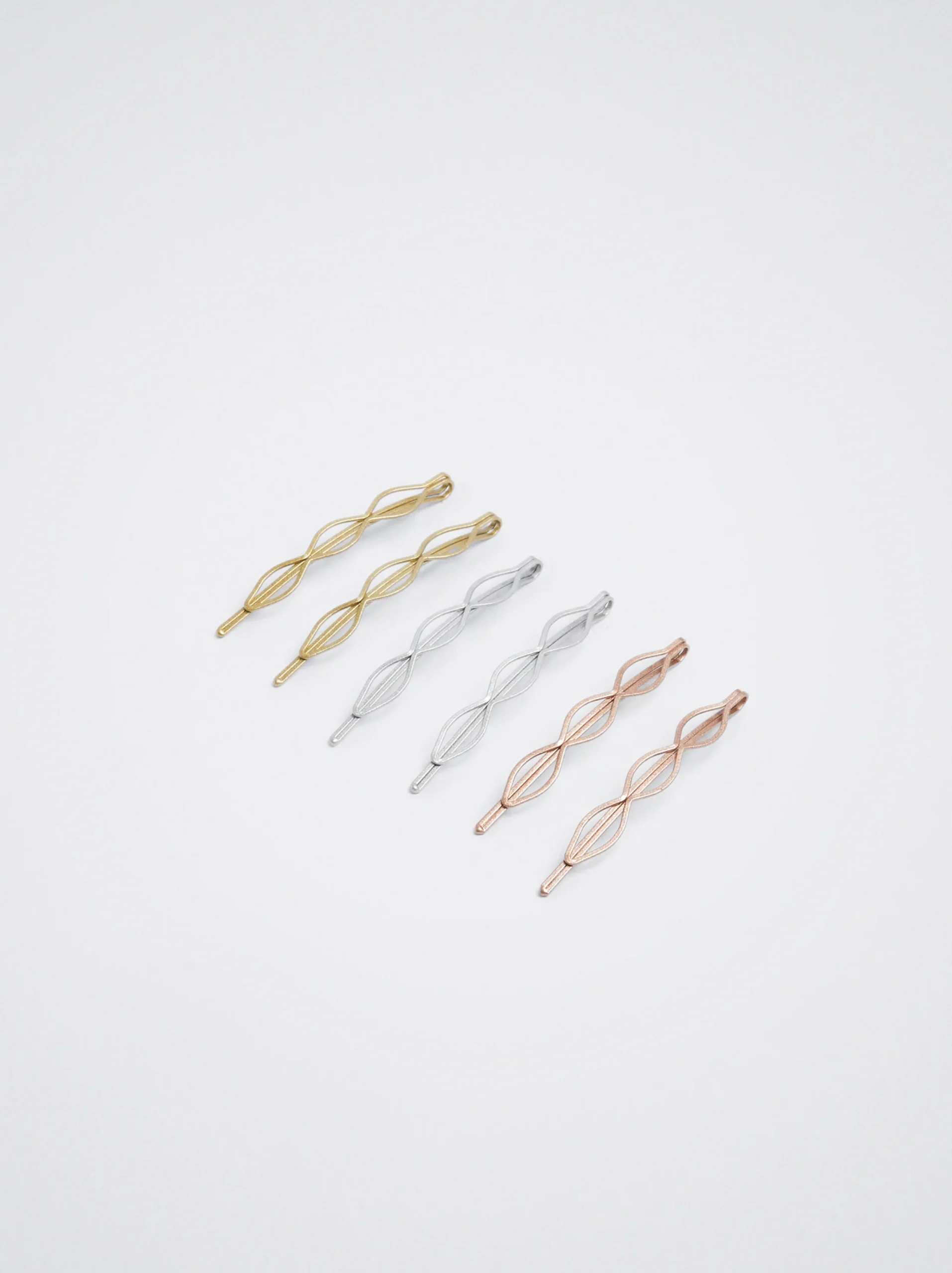 PARFOIS Set De Horquillas Metalizadas Multicor New