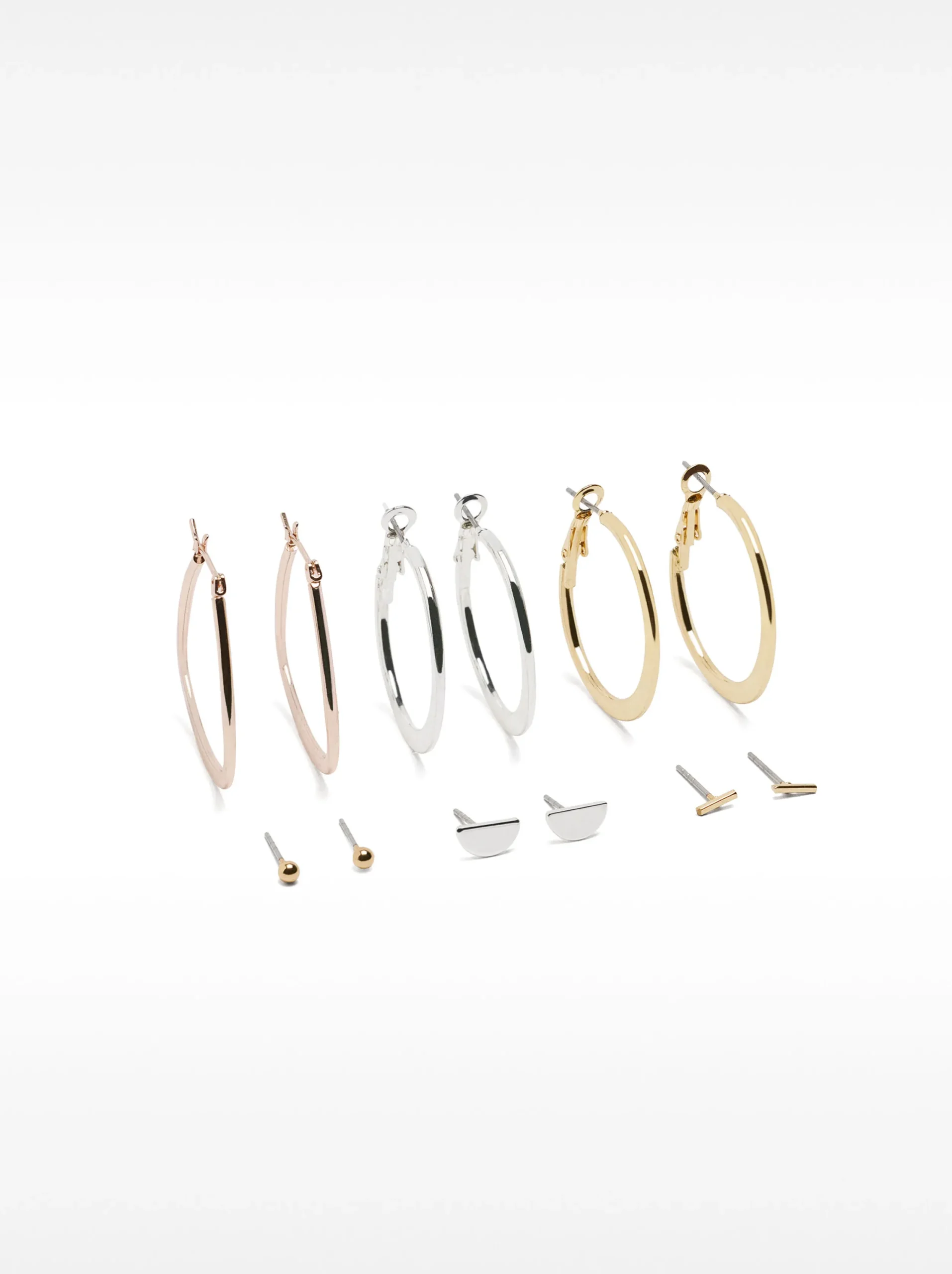 PARFOIS Set De Pendientes Básicos Multicor Discount