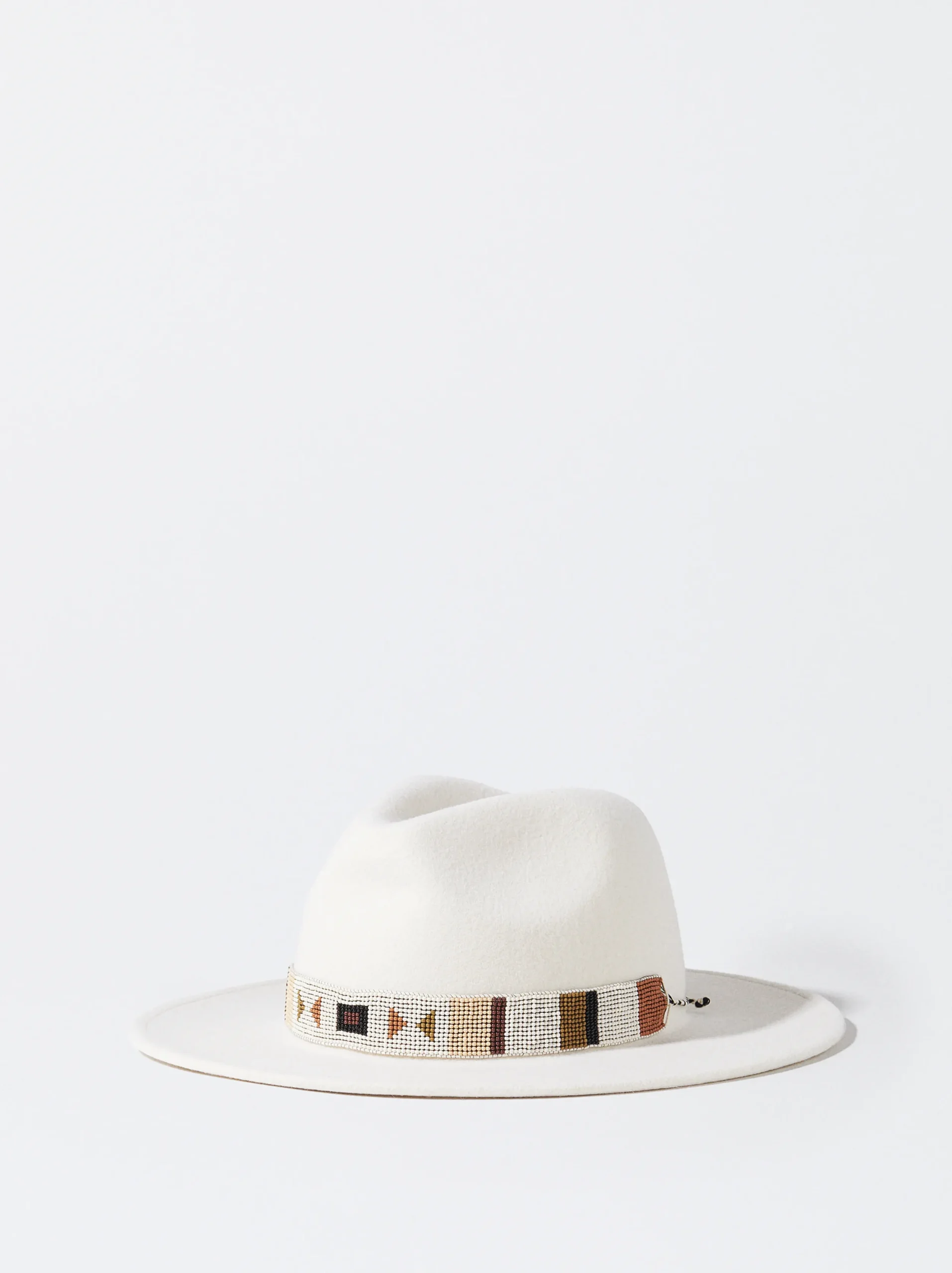 PARFOIS Sombrero De Lana Crudo Fashion