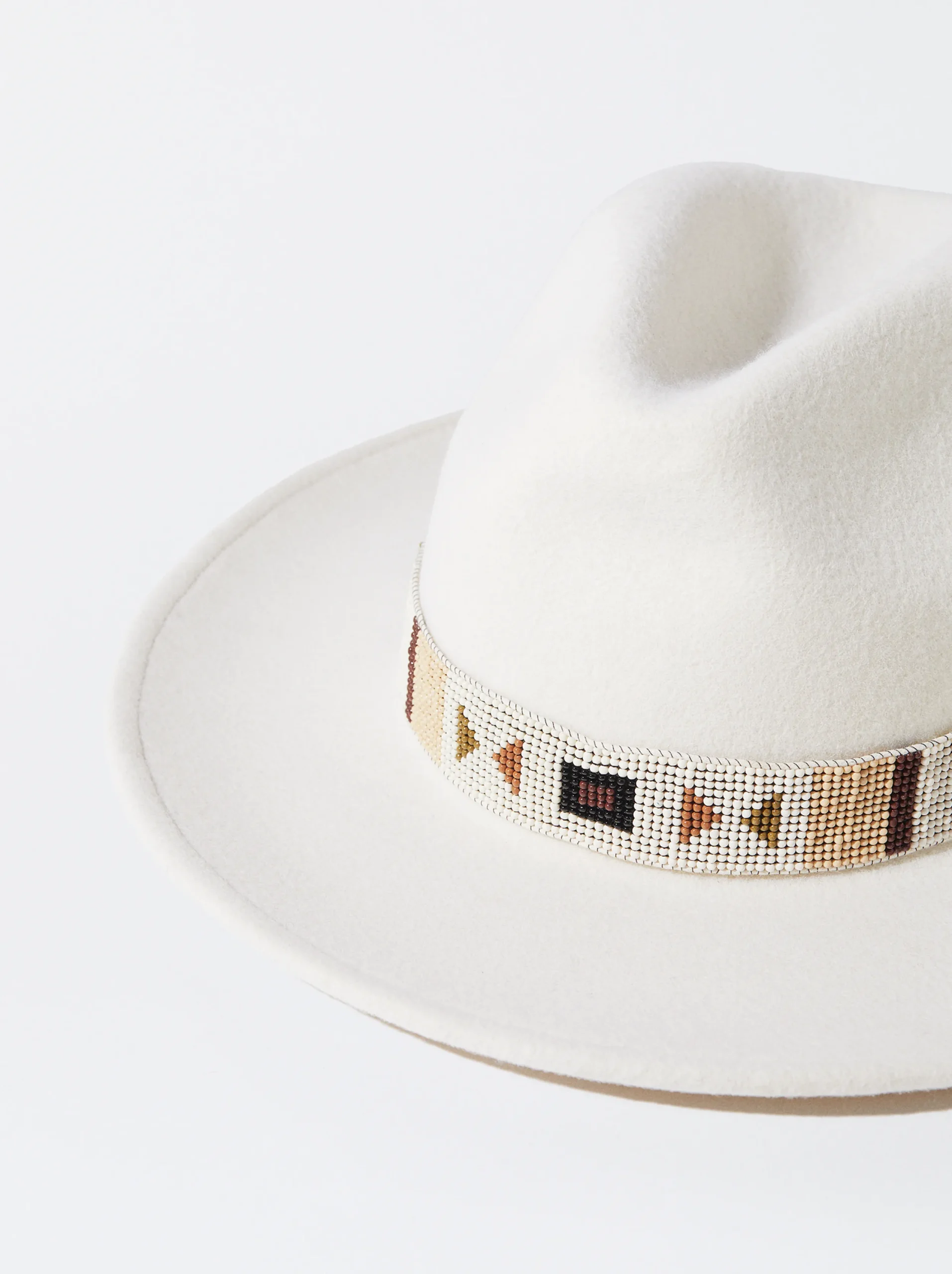 PARFOIS Sombrero De Lana Crudo Fashion