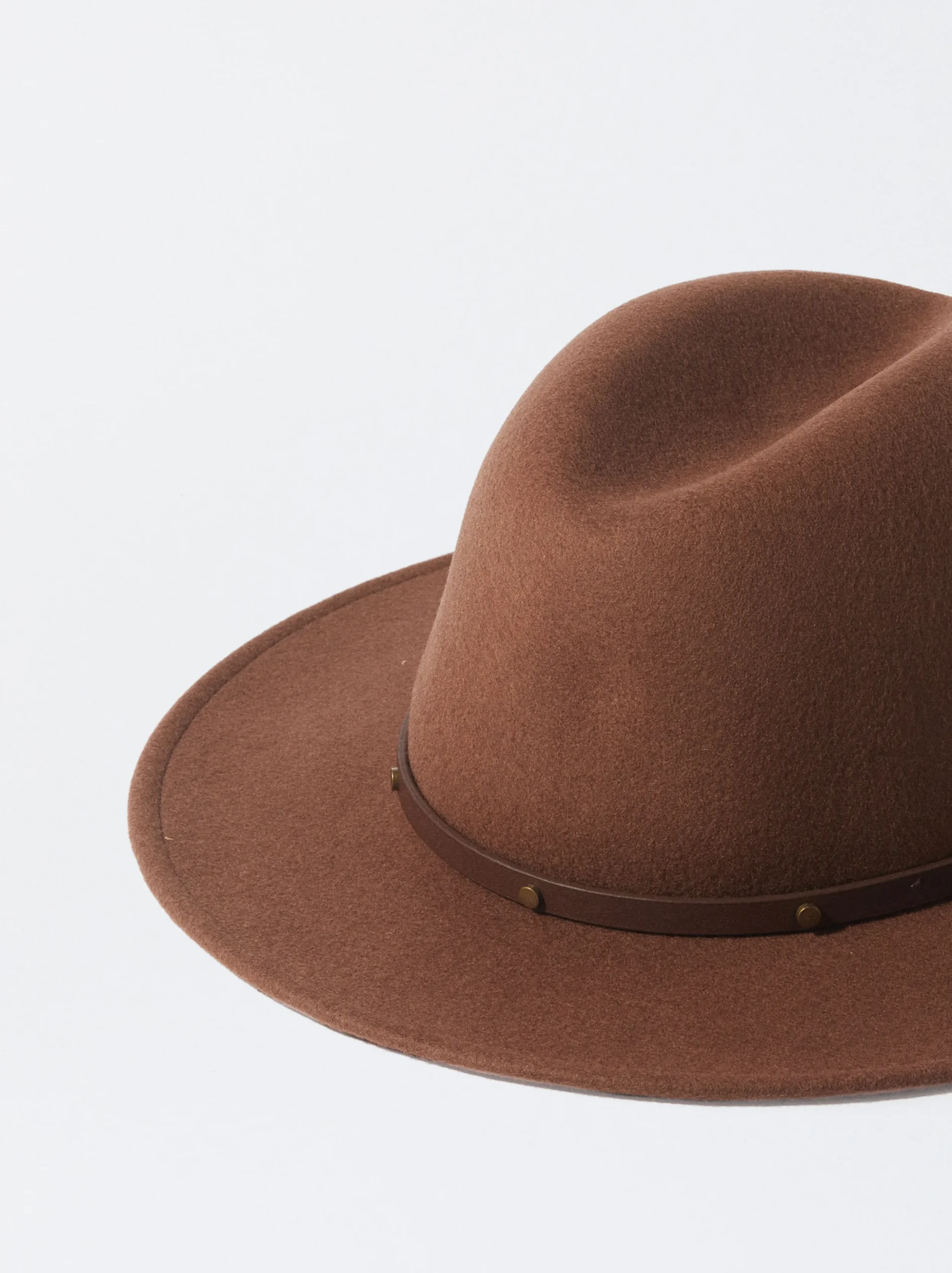 PARFOIS Sombrero De Lana Camel Cheap