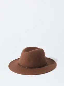PARFOIS Sombrero De Lana Camel Cheap