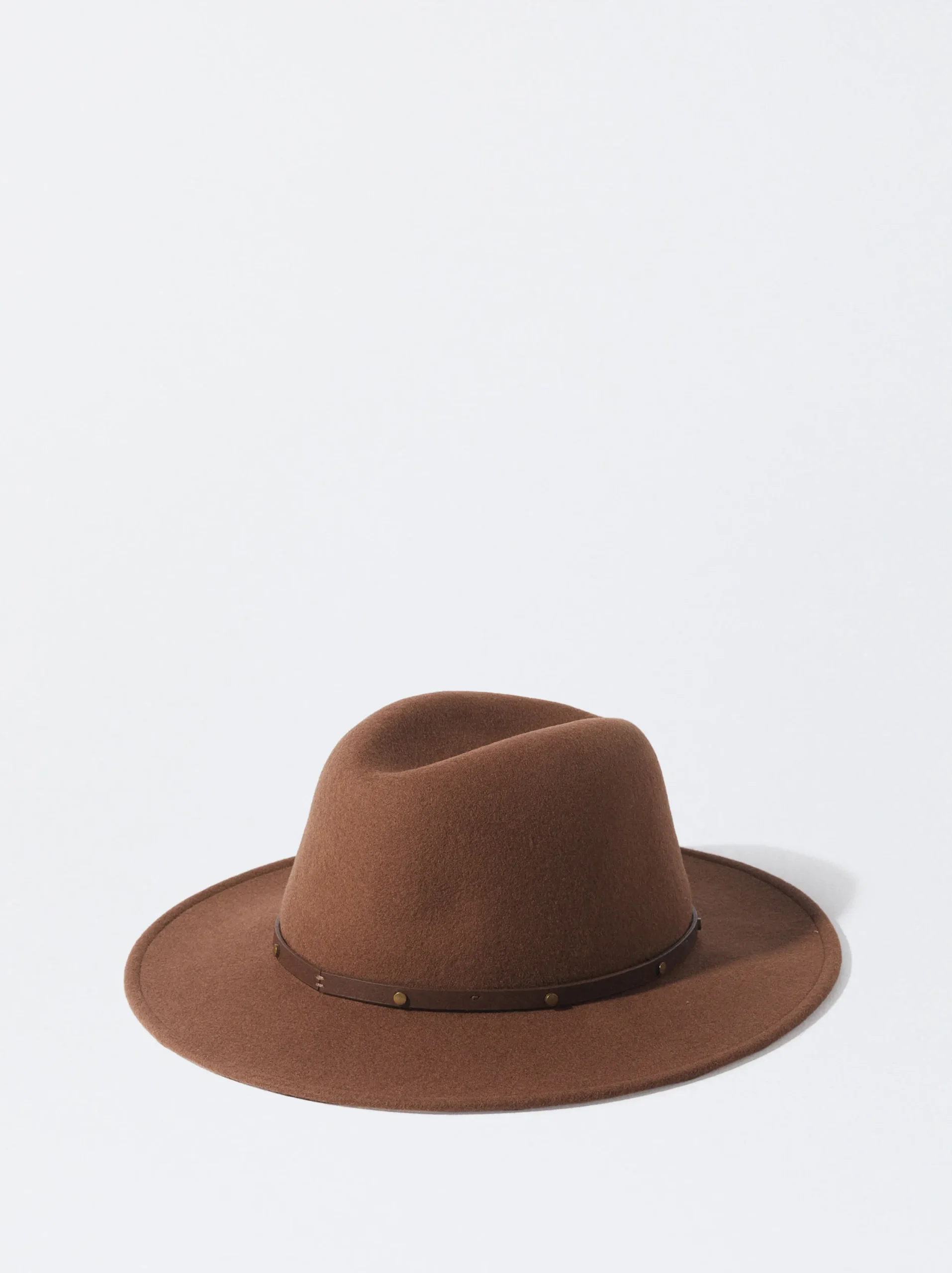 PARFOIS Sombrero De Lana Camel Cheap