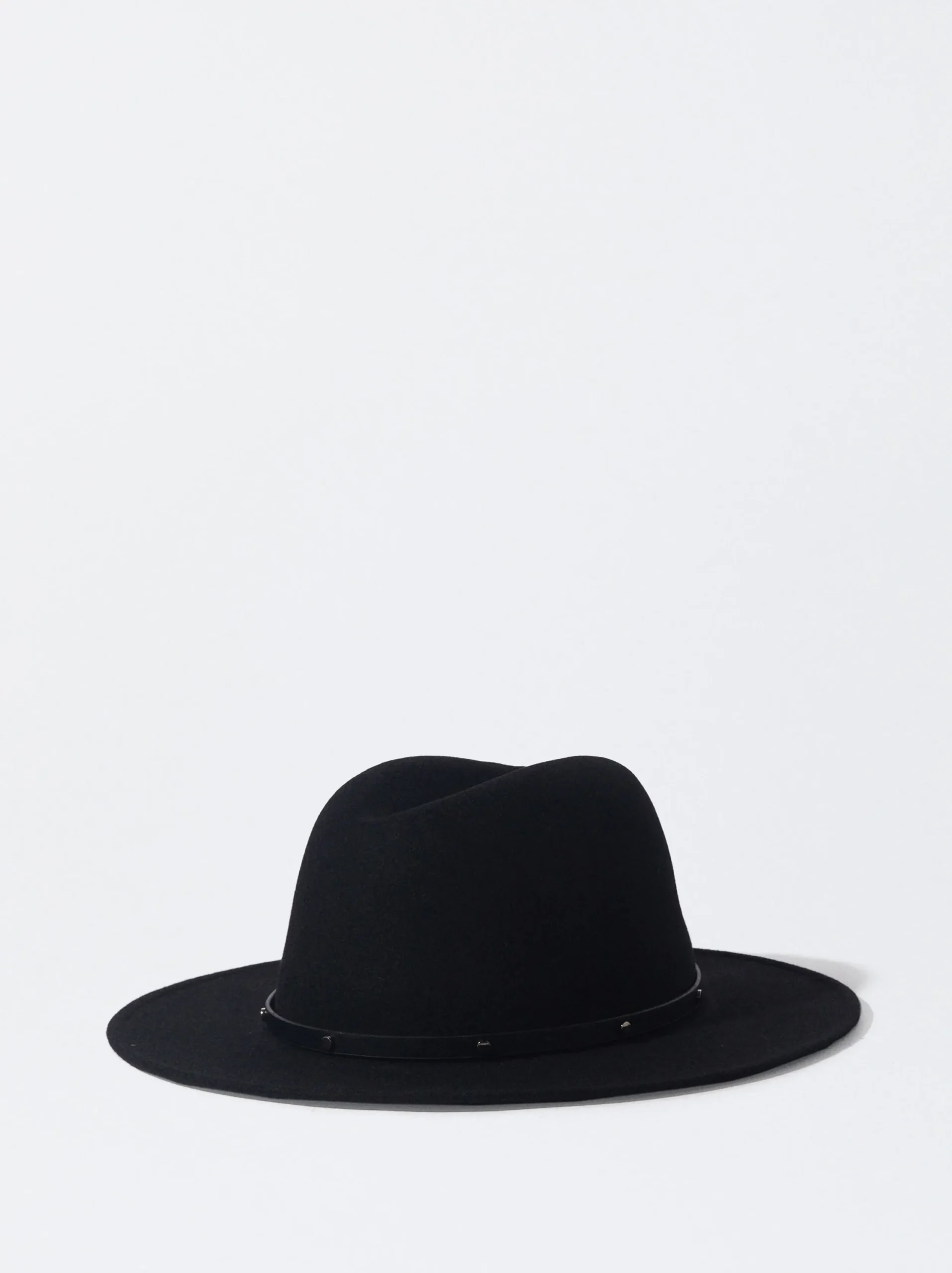 PARFOIS Sombrero De Lana Negro Cheap