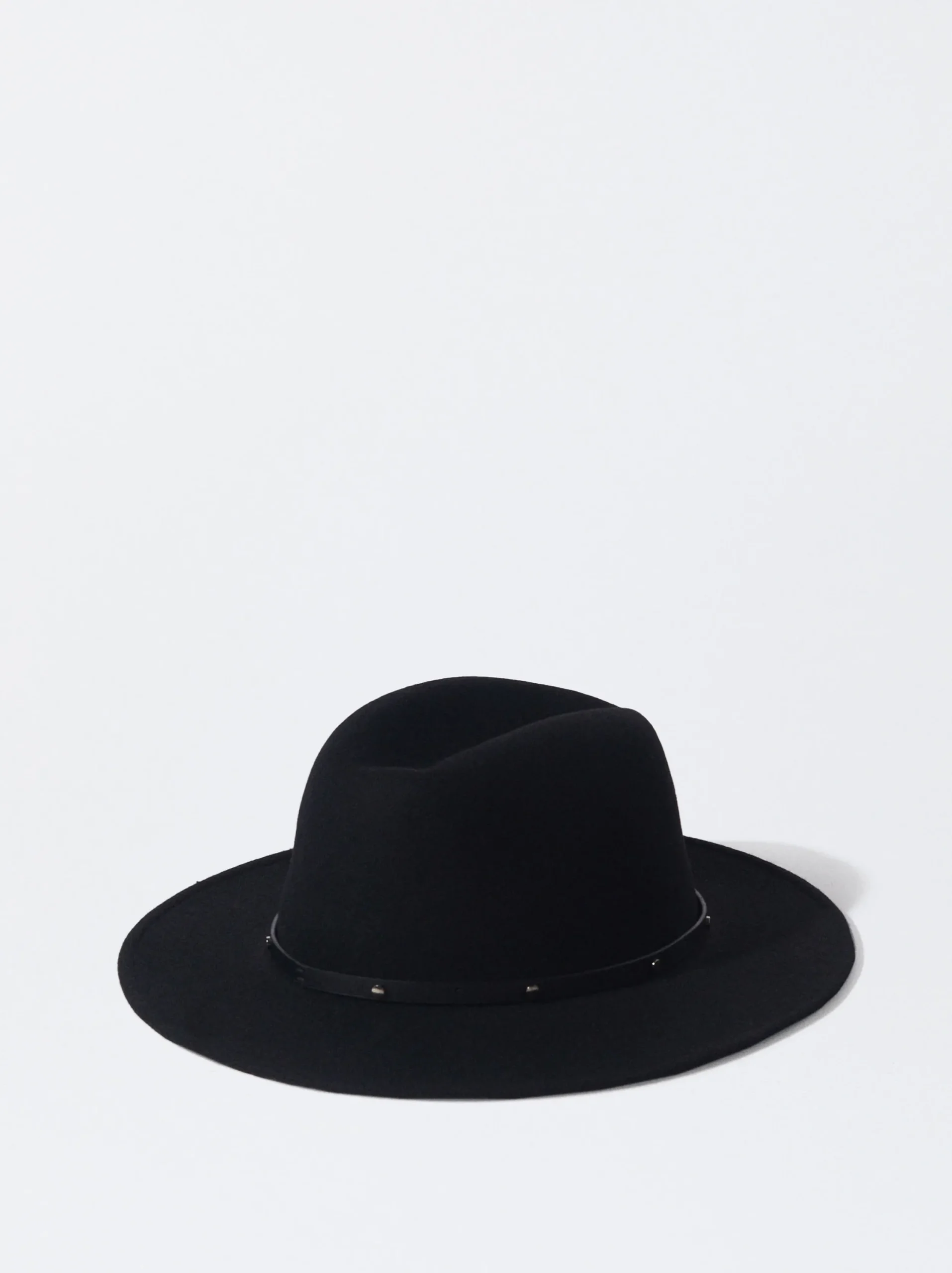 PARFOIS Sombrero De Lana Negro Cheap
