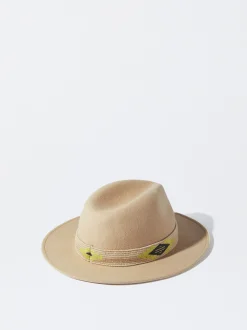 PARFOIS Sombrero De Punto Marrón Discount