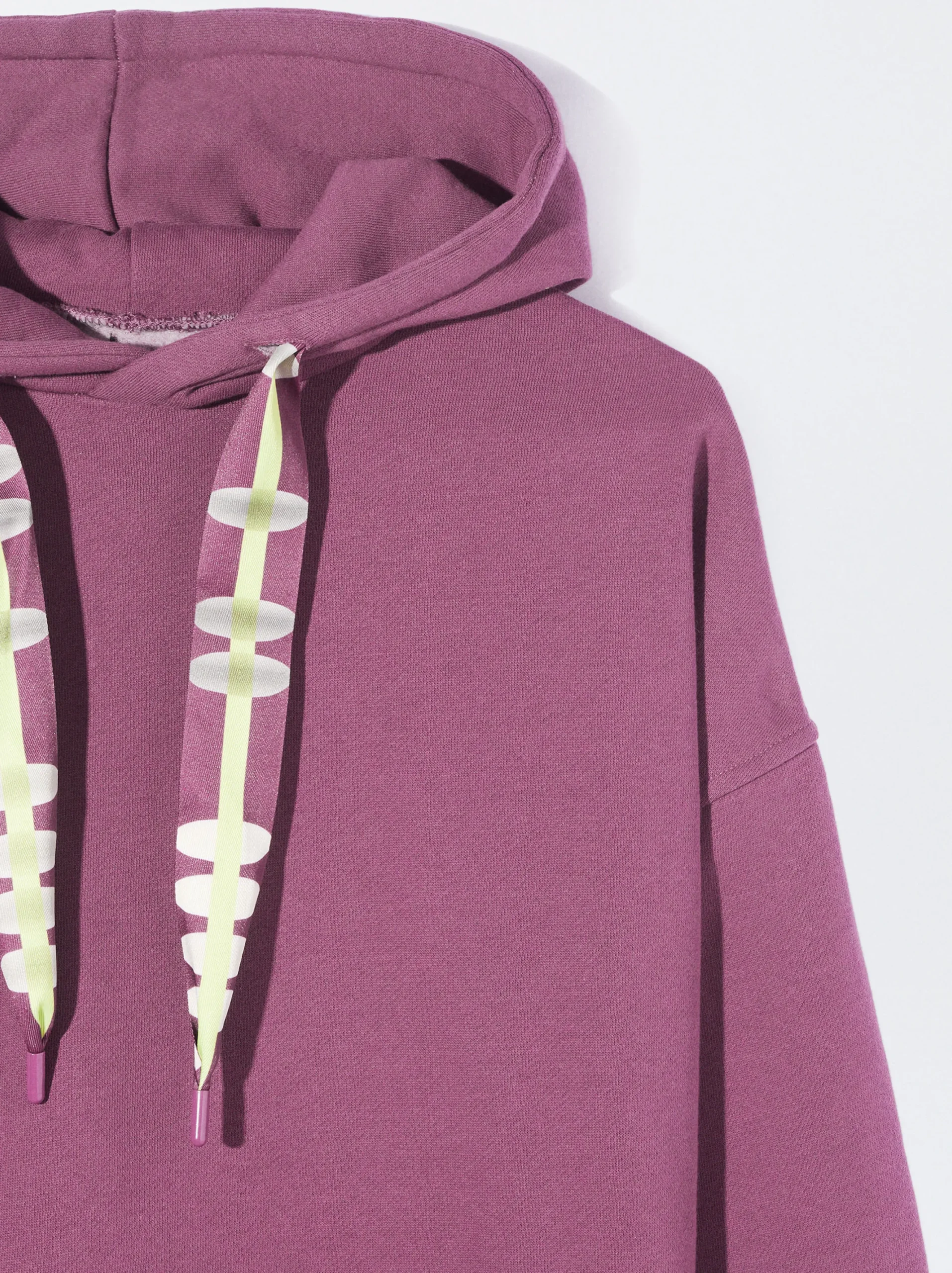 PARFOIS Sudadera Algodón Com Capucha Burdeos Flash Sale