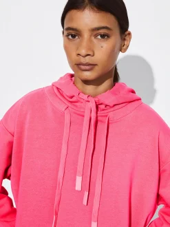 PARFOIS Sudadera Algodón Con Capucha Fucsia Cheap