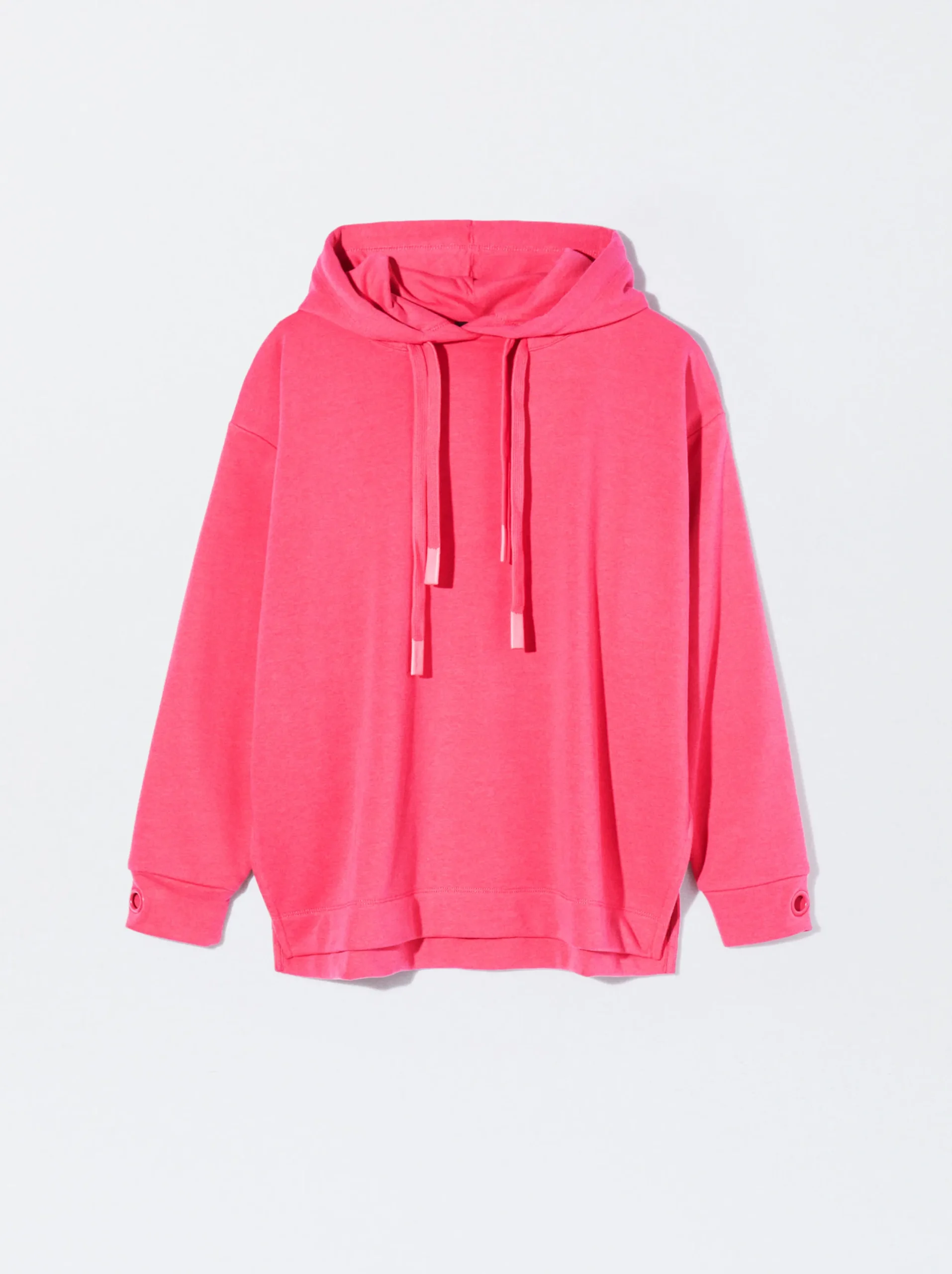 PARFOIS Sudadera Algodón Con Capucha Fucsia Cheap