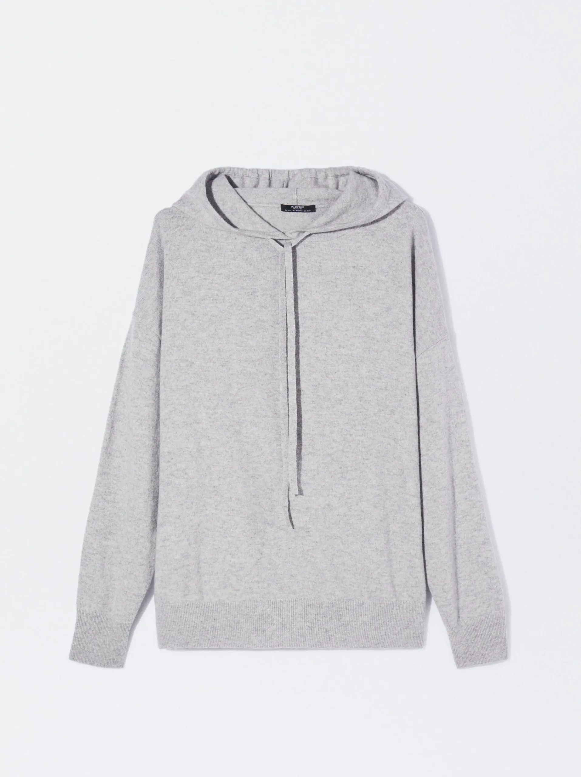 PARFOIS Sudadera Con Capucha 100% Cashmere Gris Store