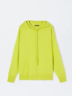 PARFOIS Sudadera Con Capucha 100% Cashmere Amarillo Hot