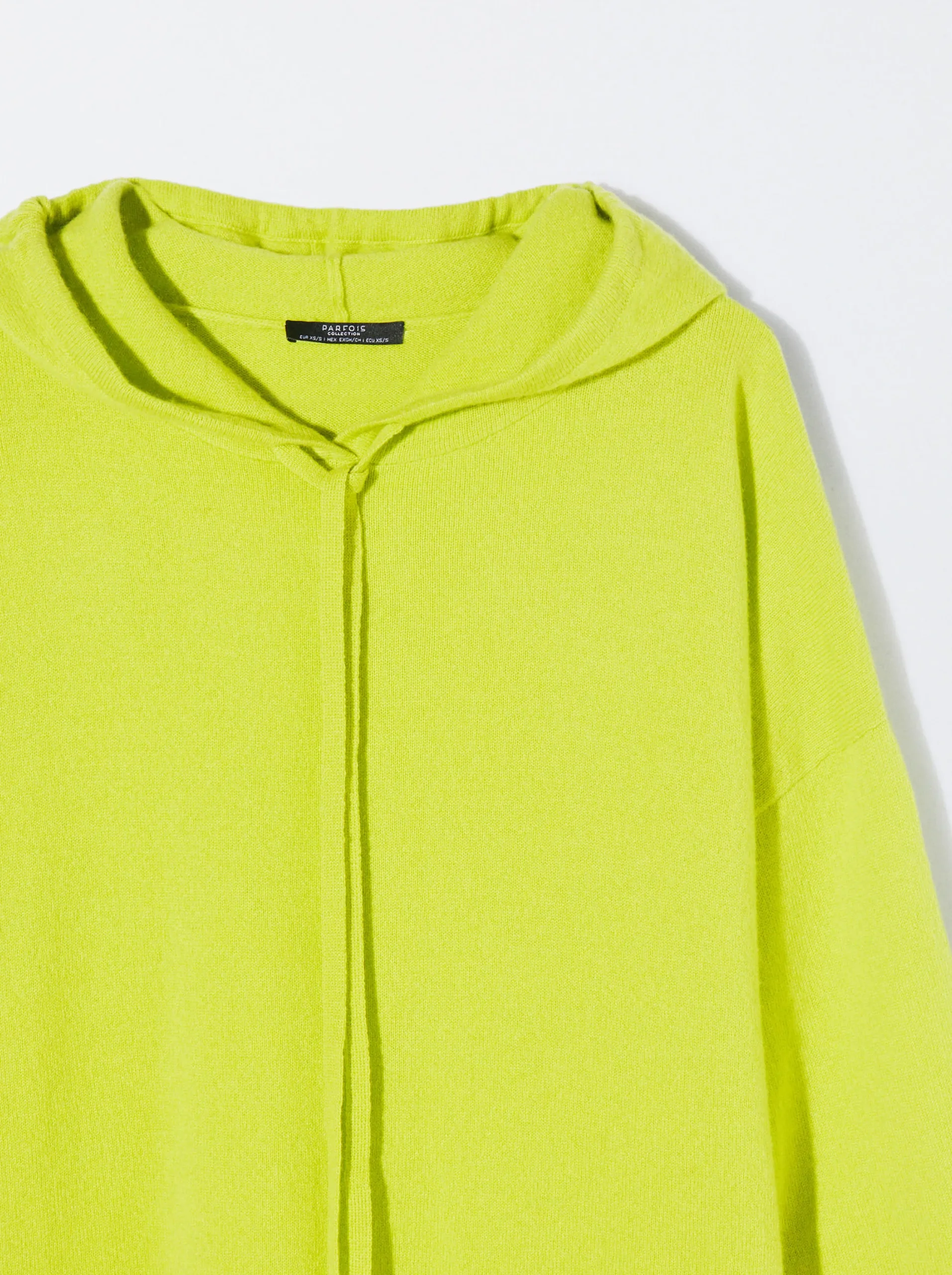PARFOIS Sudadera Con Capucha 100% Cashmere Amarillo Hot