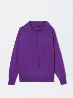 PARFOIS Sudadera Con Capucha 100% Cashmere Violeta Sale