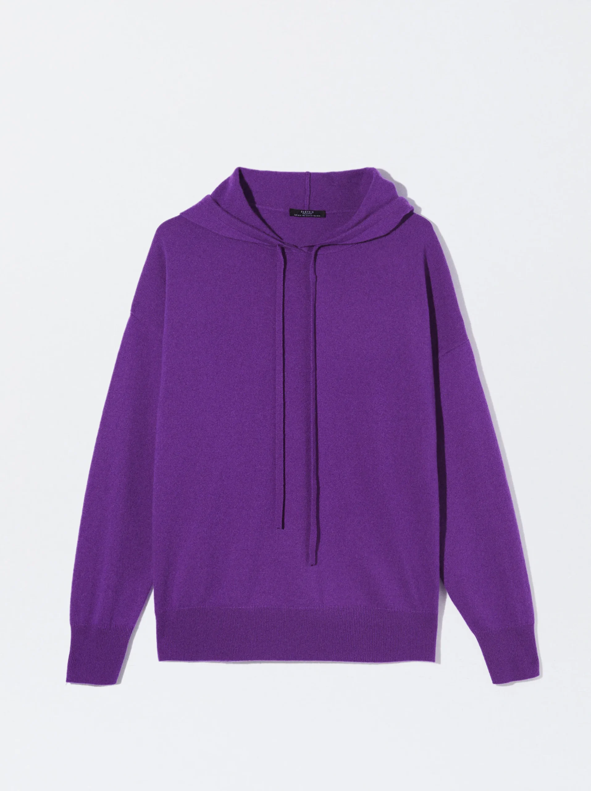 PARFOIS Sudadera Con Capucha 100% Cashmere Violeta Sale