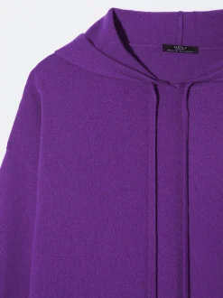 PARFOIS Sudadera Con Capucha 100% Cashmere Violeta Sale