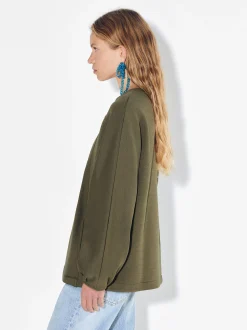 PARFOIS Sudadera De Algodón Caqui Online