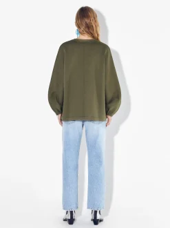 PARFOIS Sudadera De Algodón Caqui Online