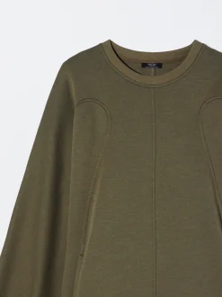 PARFOIS Sudadera De Algodón Caqui Online