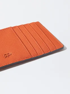 PARFOIS Tarjetero B&aacute;sico Naranja Fashion
