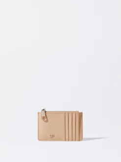 PARFOIS Tarjetero Básico Beige Cheap