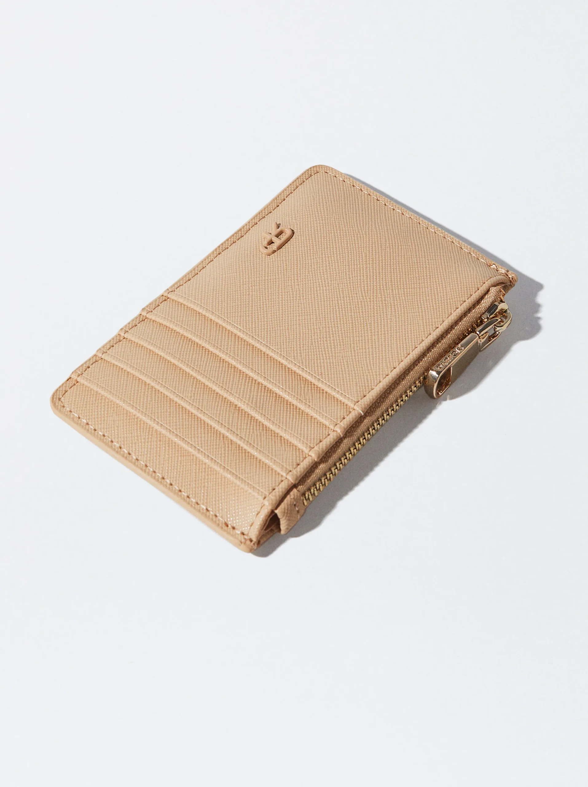 PARFOIS Tarjetero Básico Beige Cheap