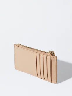 PARFOIS Tarjetero Básico Beige Cheap