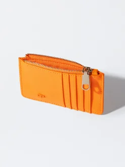 PARFOIS Tarjetero B&aacute;sico Naranja New