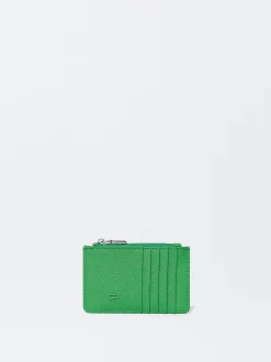 PARFOIS Tarjetero Básico Verde Cheap