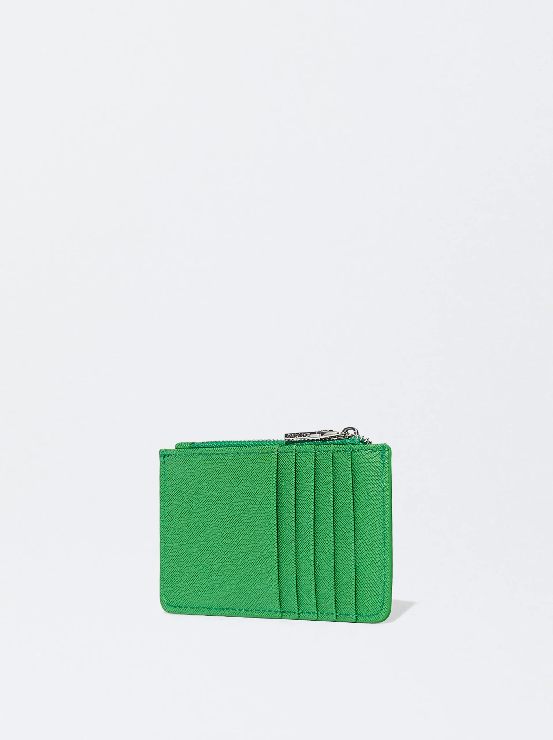 PARFOIS Tarjetero Básico Verde Cheap