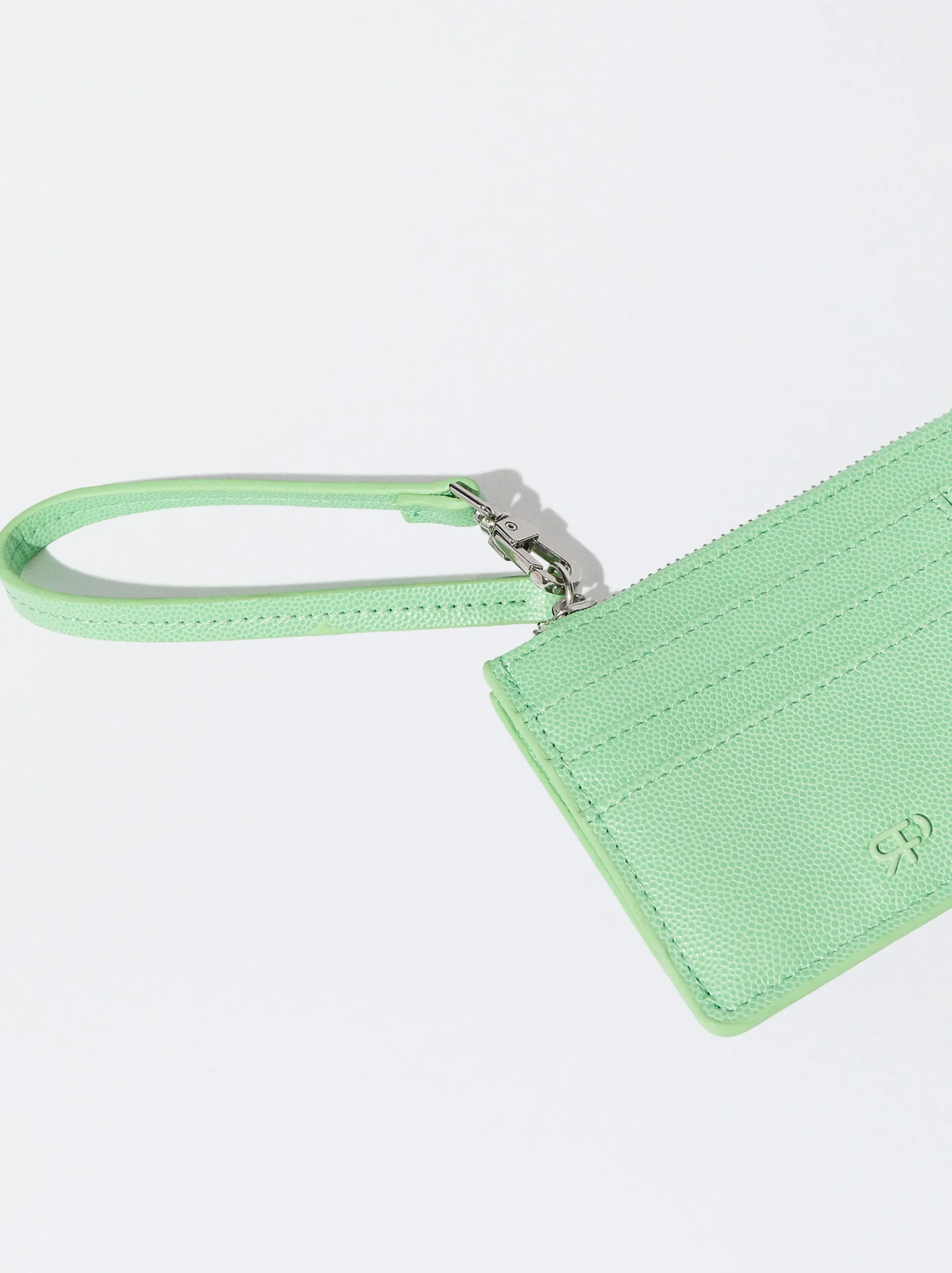 PARFOIS Tarjetero Con Asa De Mano Verde Online