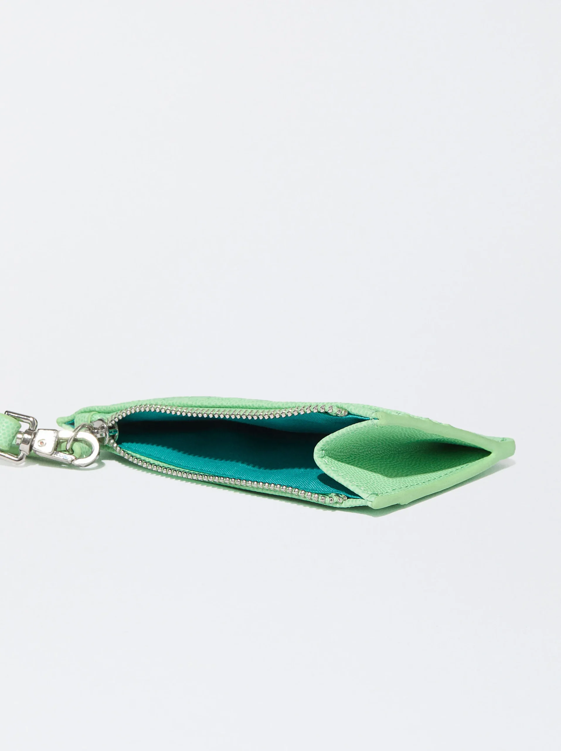 PARFOIS Tarjetero Con Asa De Mano Verde Online