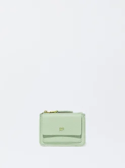 PARFOIS Tarjetero Con Monedero Verde Outlet