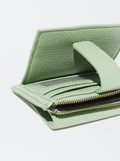 PARFOIS Tarjetero Con Monedero Verde Outlet