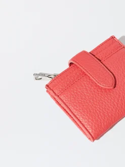 PARFOIS Tarjetero Con Monedero Coral Best