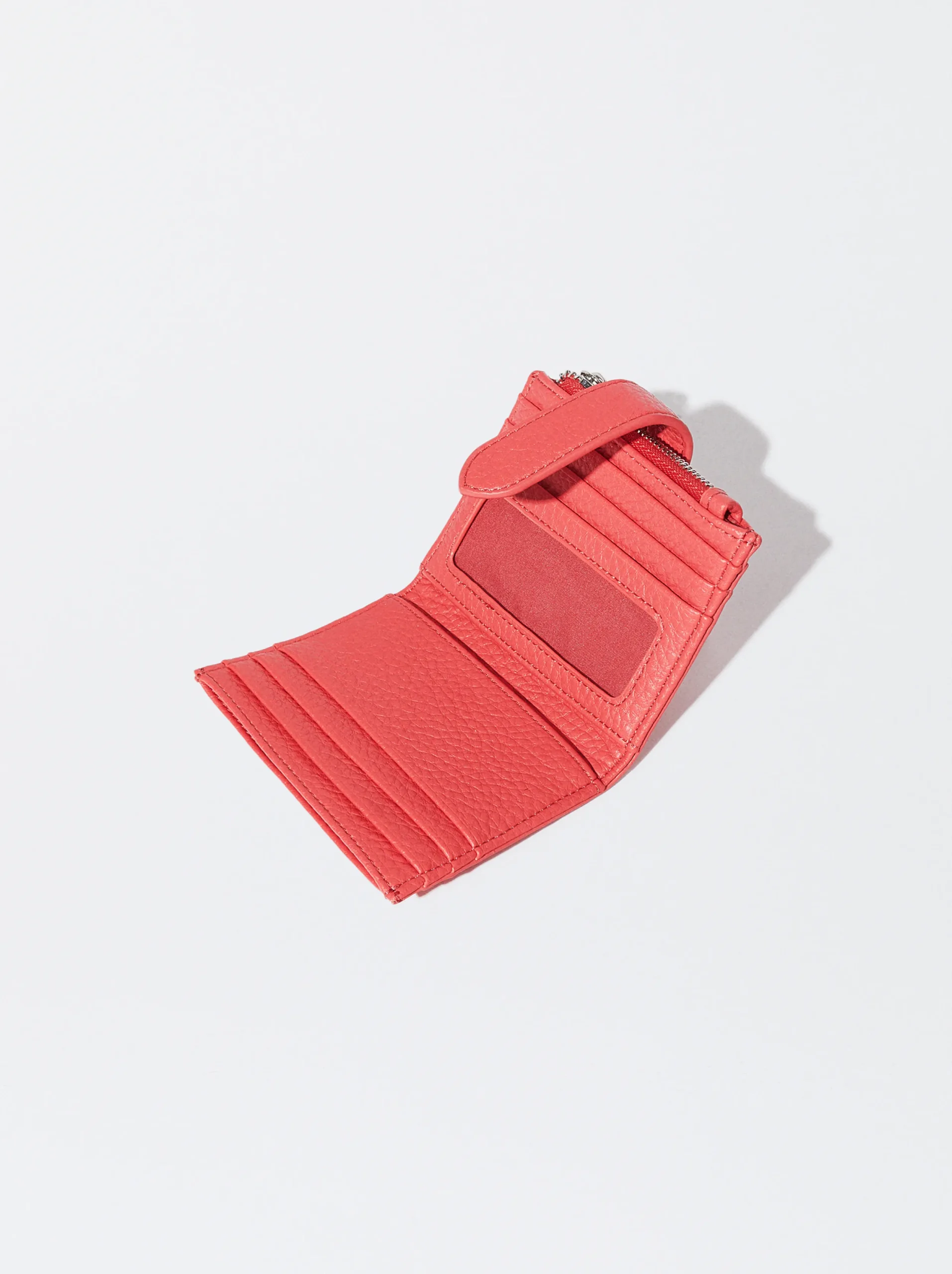 PARFOIS Tarjetero Con Monedero Coral Best