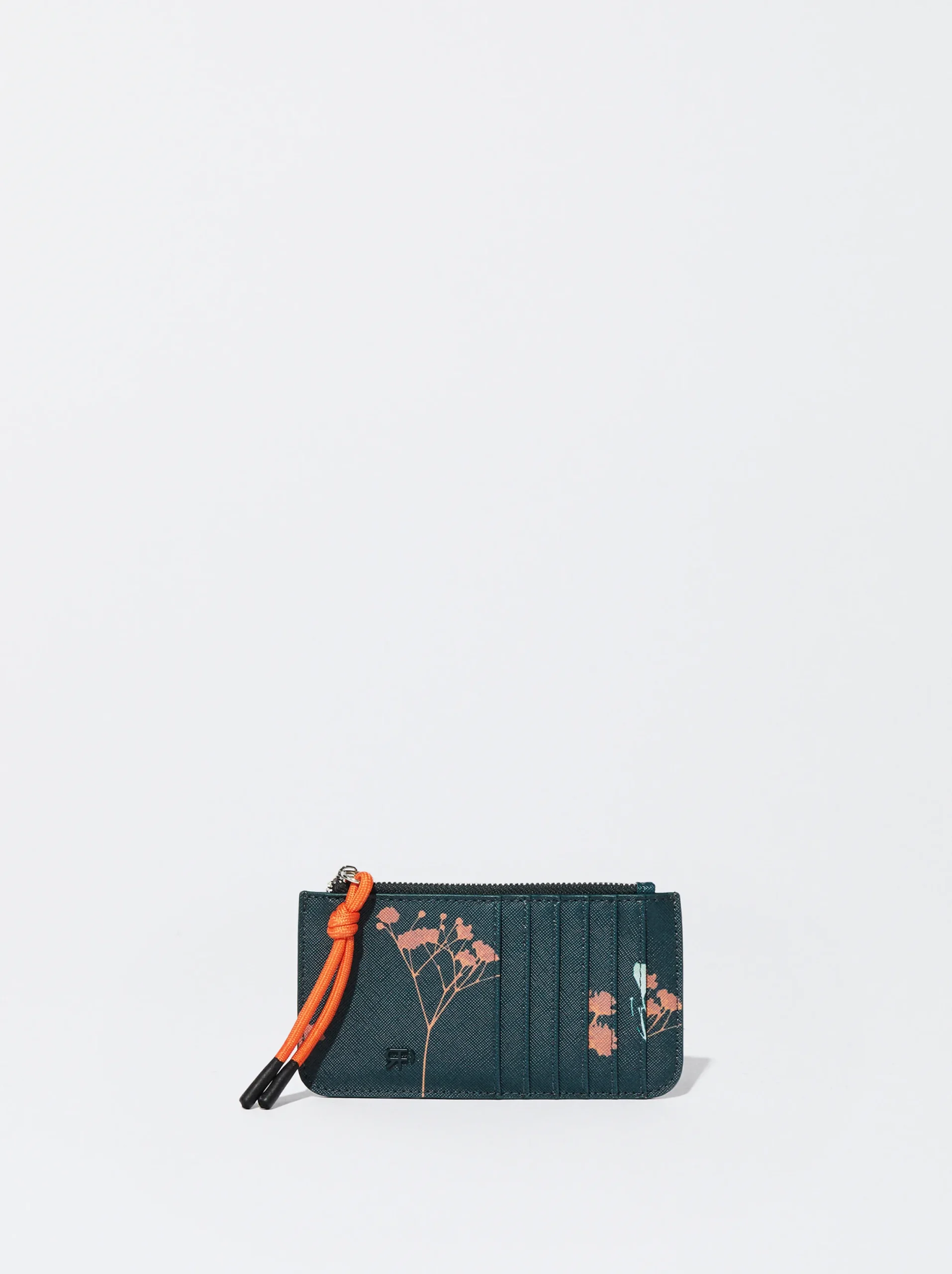 PARFOIS Tarjetero Estampado Floral Verde Best