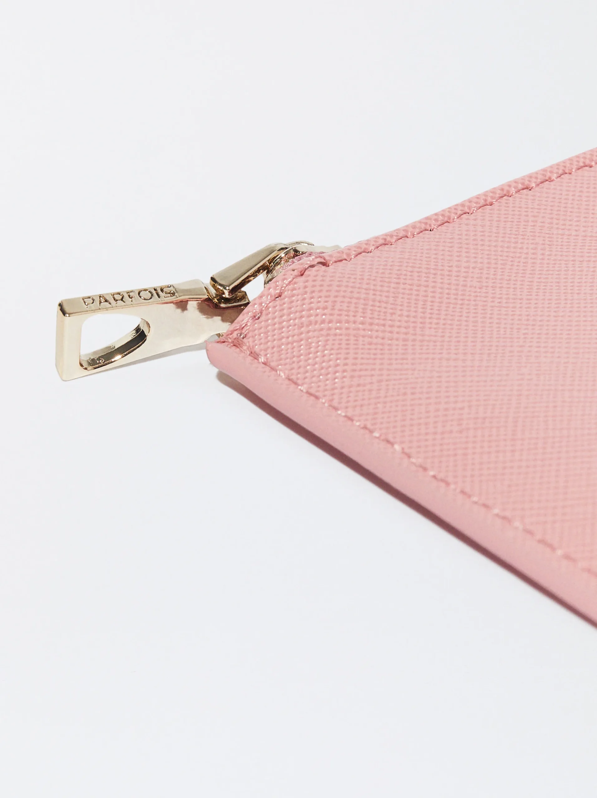 PARFOIS Tarjetero Liso Rosa Cheap