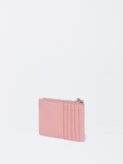 PARFOIS Tarjetero Liso Rosa Cheap
