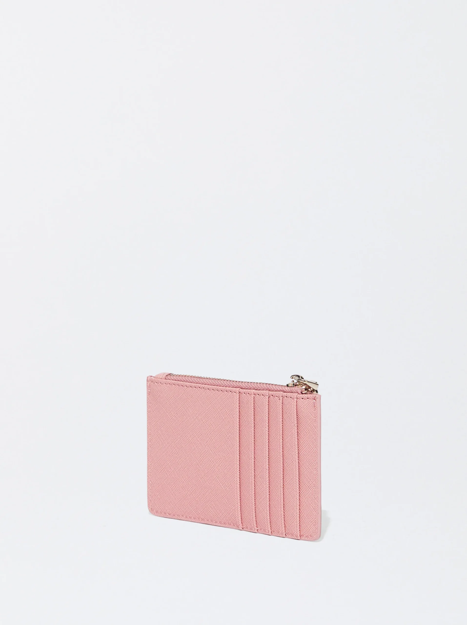 PARFOIS Tarjetero Liso Rosa Cheap