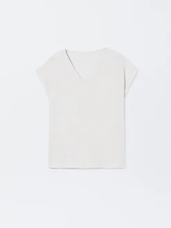 PARFOIS Top Algod&oacute;n Con Estructura Blanco Cheap
